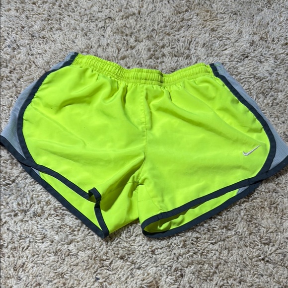 Nike Lime Green Running Shorts - Picture 1 of 3